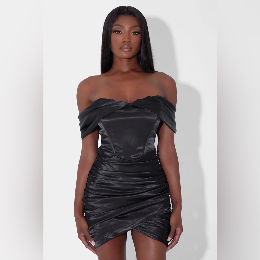 Leau DIVINE SATIN CORSET DRESS - Picture 3 of 4